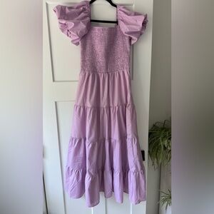 Lavender Ruffle Dress